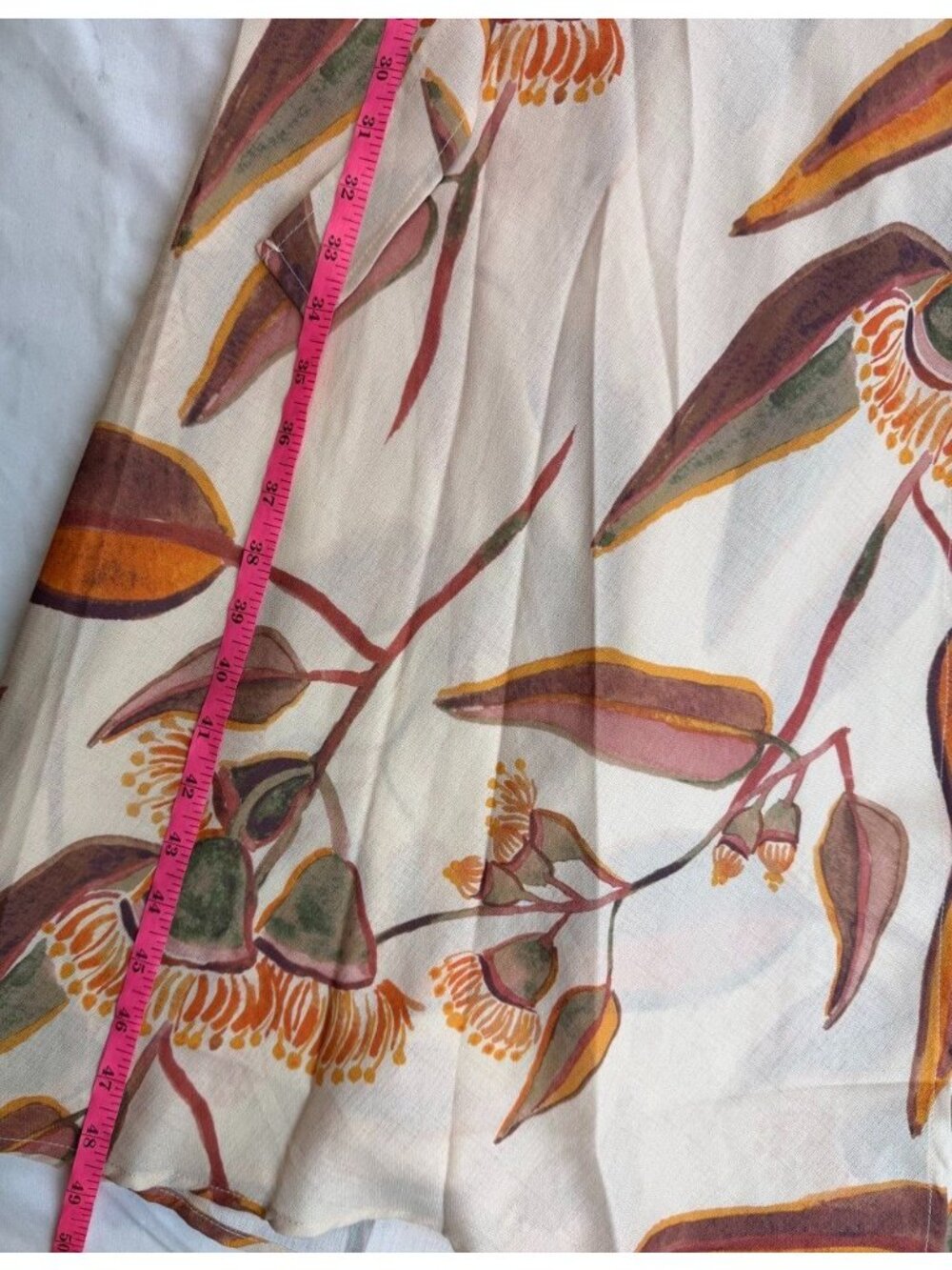 NWT Andrea Iyamah Floral Summer Wrap Maxi Skirt Size L - Picture 10 of 10